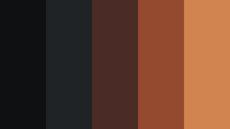 obsidian ember dark color palette color palette with hex codes