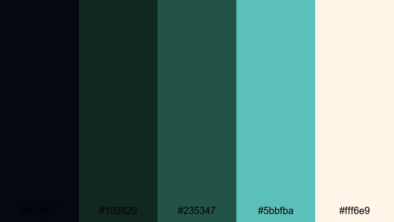 obsidian forest whisper fantasy color palette with hex codes