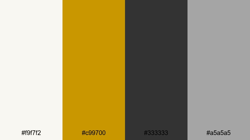 ochre accent on white yellow ochre color palette with hex codes