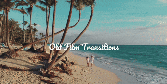 old movie transition