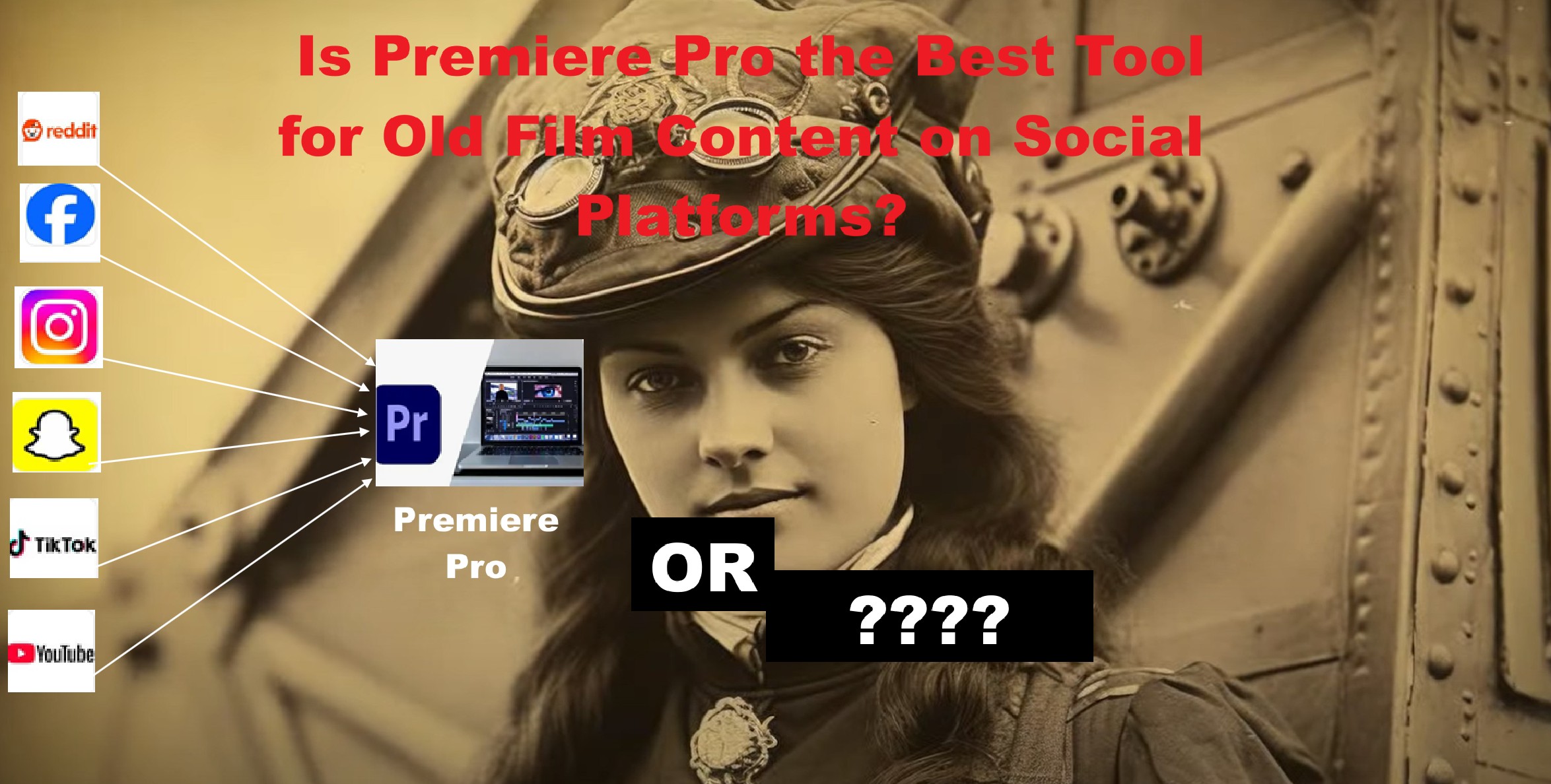 old film tool for social media