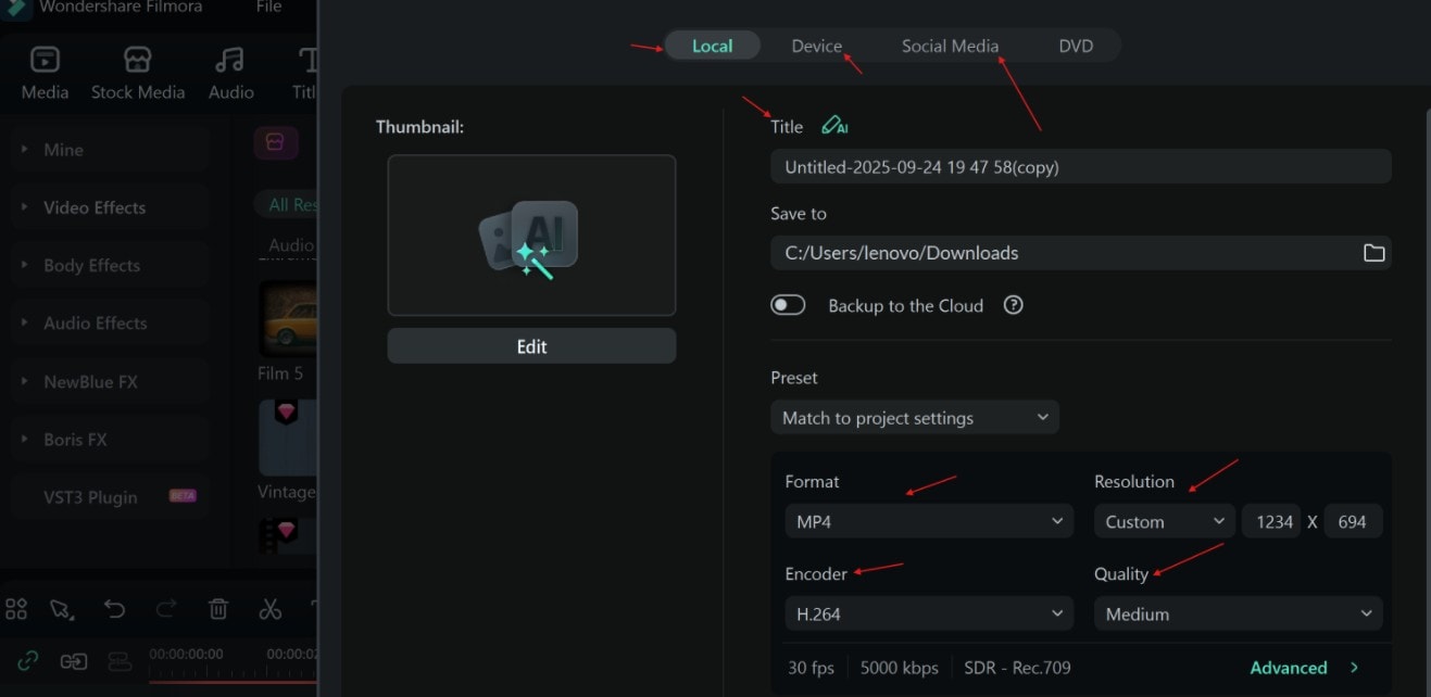 save and share video