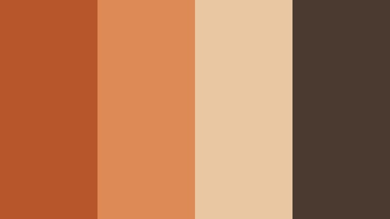 old town brickways brick orange color palette with hex codes