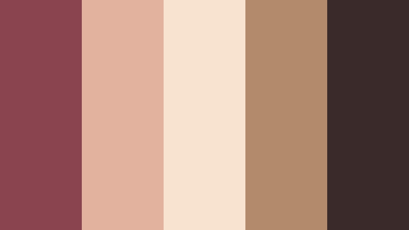 old vinyl rose lounge dusty rosewood color palette with hex codes
