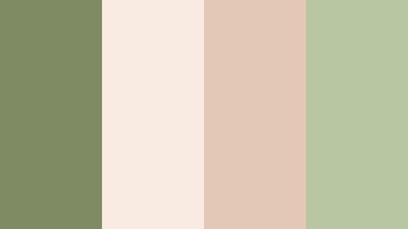 olive garden letter olive mist color palette with hex codes