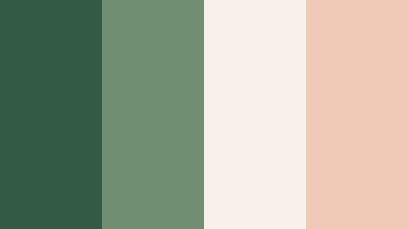 olive garden wedding cypress green color palette with hex codes