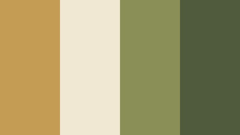 olive grove brushed gold brushed gold color palette with hex codes
