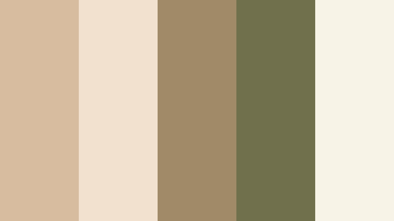 olive grove studio pale clay color palette with hex codes
