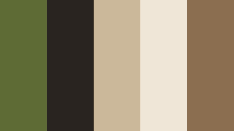 olive library noir classic olive color palette with hex codes