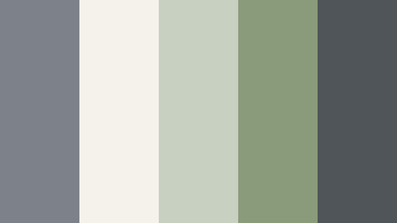 olive market stroll horizon gray color palette with hex codes