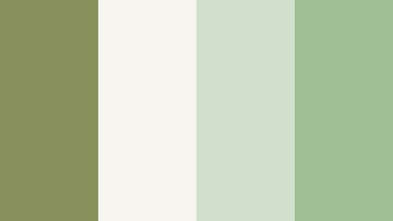 olive matcha moodboard soft olive drab color palette with hex codes