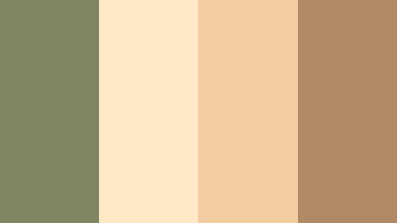olive picnic afternoon dusty olive color palette with hex codes