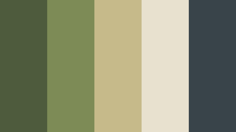 olive porcelain table food video color color palette with hex codes