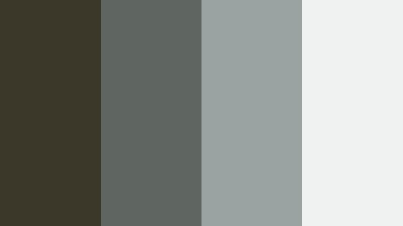 olive slate grid deep olive brown color palette with hex codes