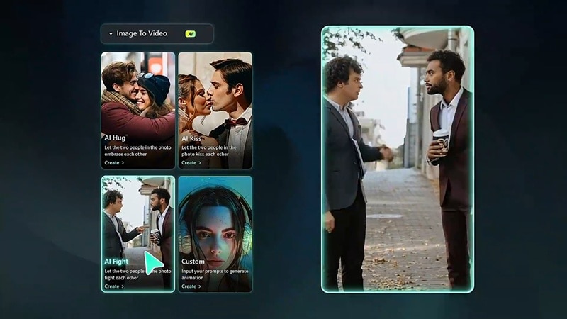 filmora ai image to video
