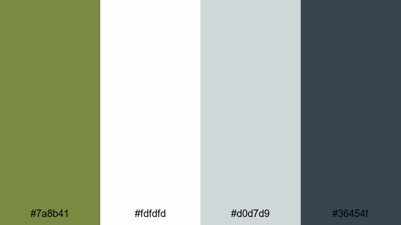 olive workspace clean olive drab color palette with hex codes