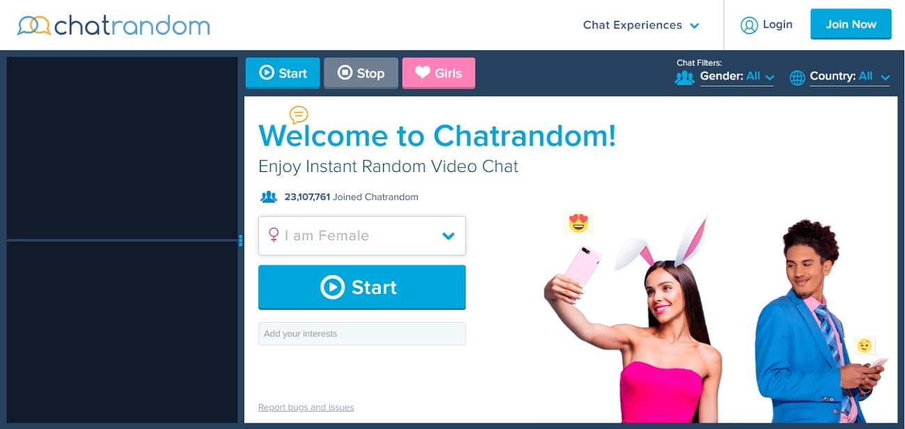 chatrandom instant video chat