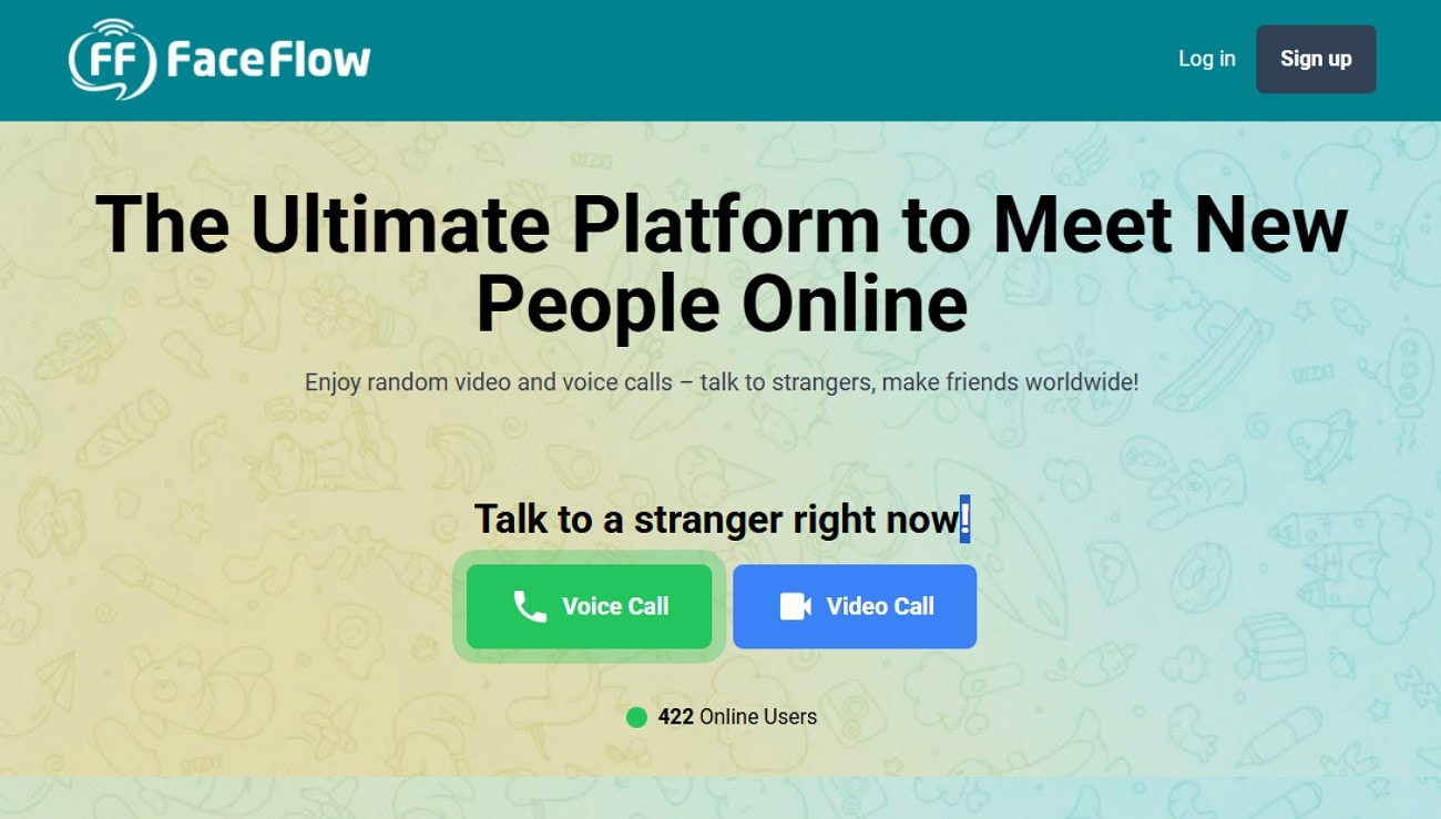 faceflow video chat with strangers