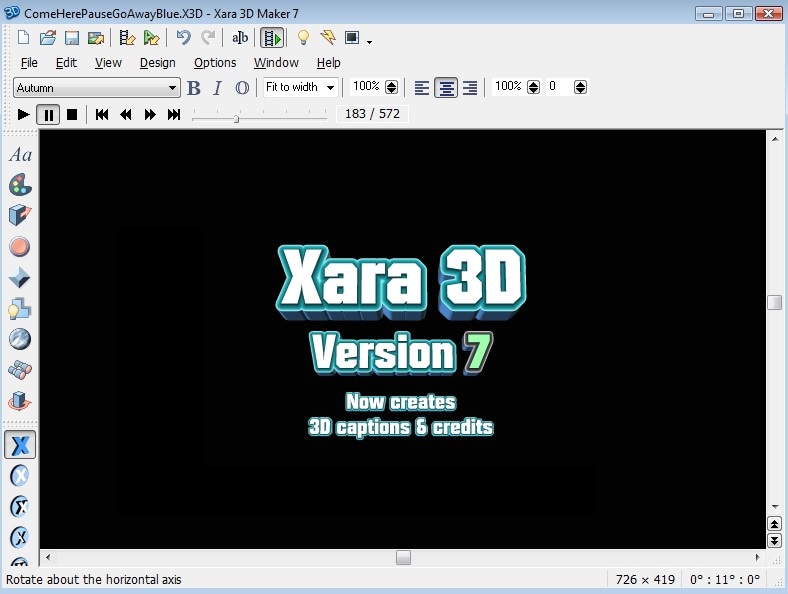 xara 3d maker 3d animation logos