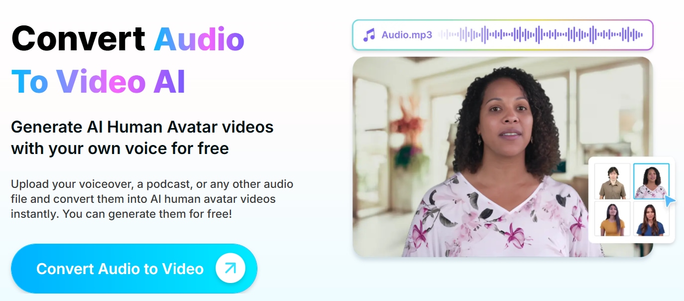 vmaker audio to video converter