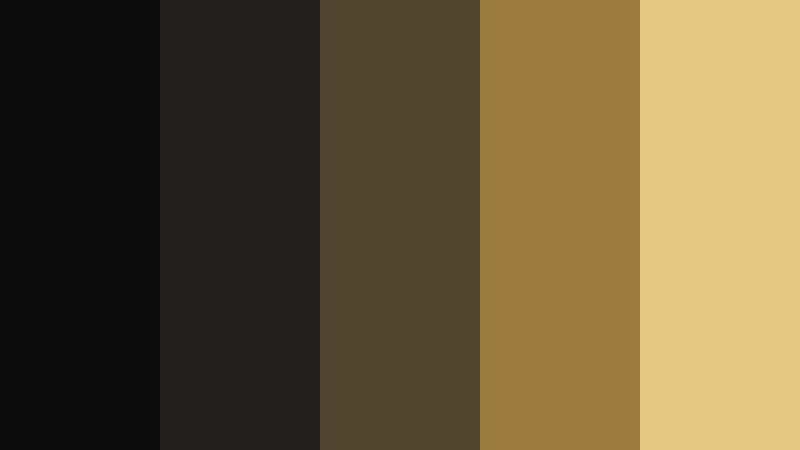 onyx goldline dark color palette color palette with hex codes