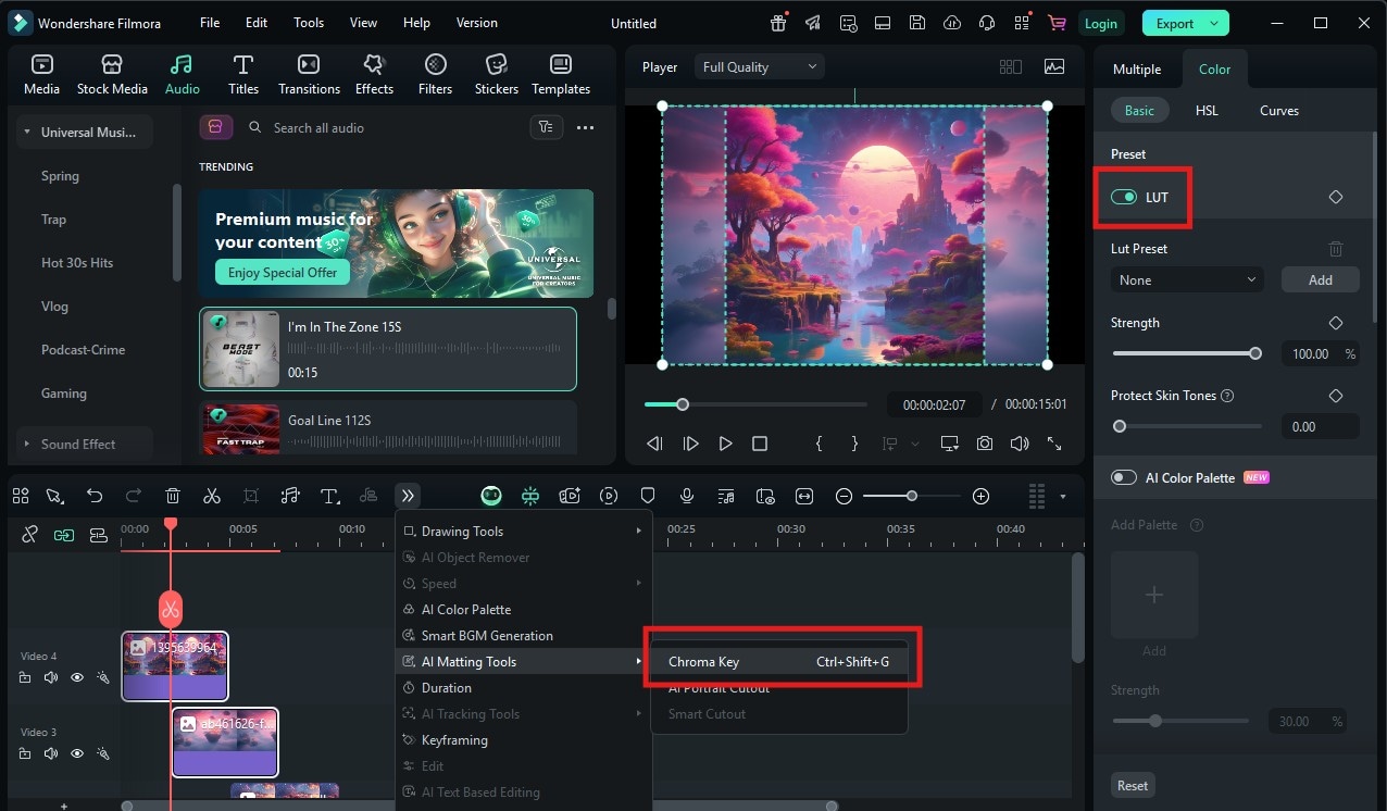 additional filmora tools