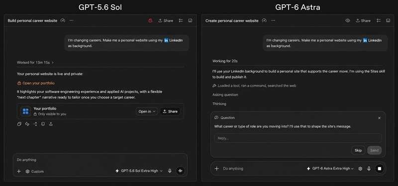 gpt 6 astra interactive chatbot