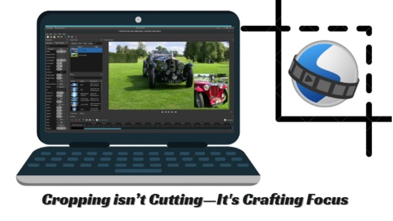 how to crop a video in openshot