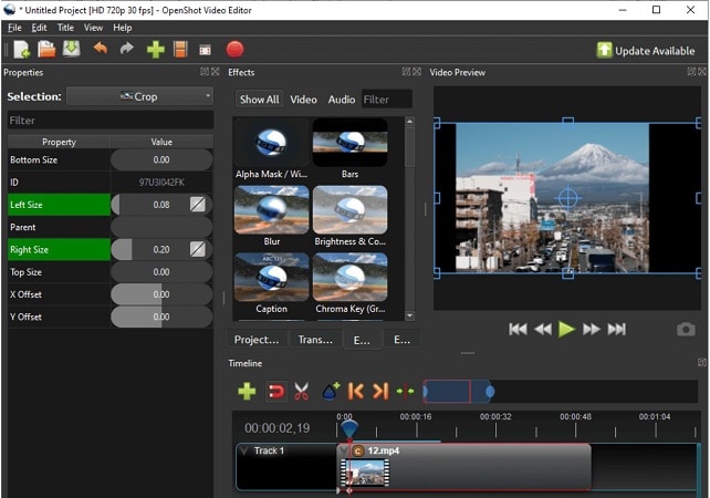 crop video