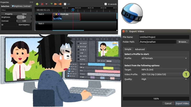 openshot video editor target users