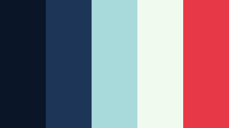 orbital ice grid 3d animation color color palette with hex codes