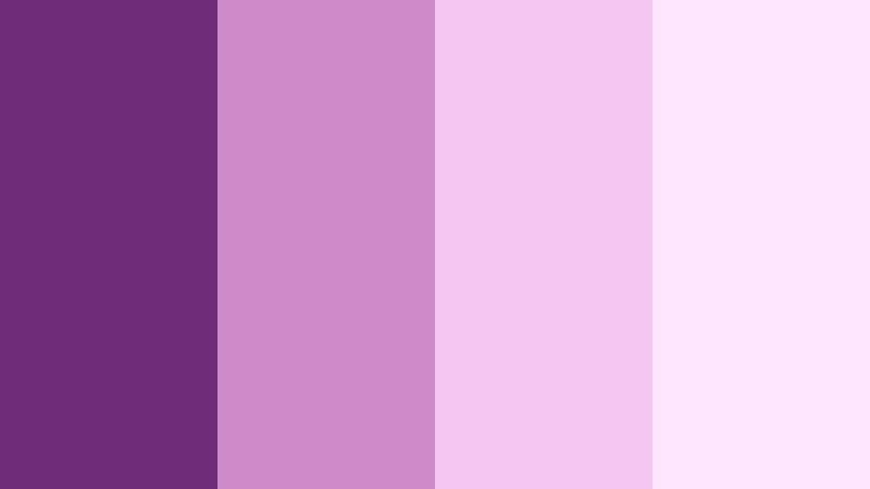 orchid petal letters deep orchid color palette with hex codes