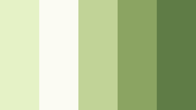 organic label design avocado cream color palette with hex codes