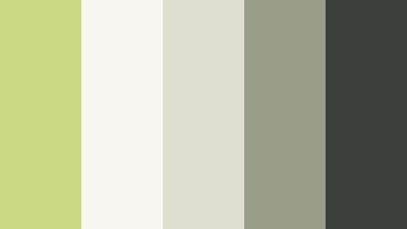 organic ui neutral dusty lime color palette with hex codes
