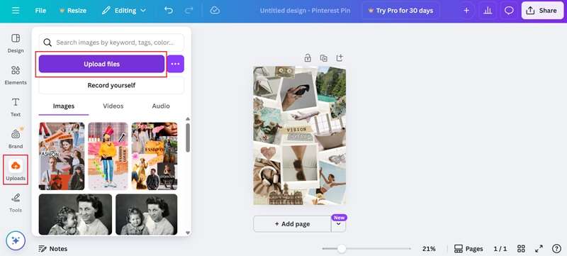 import your photos