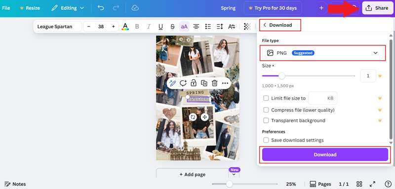 download outfit collage to your device