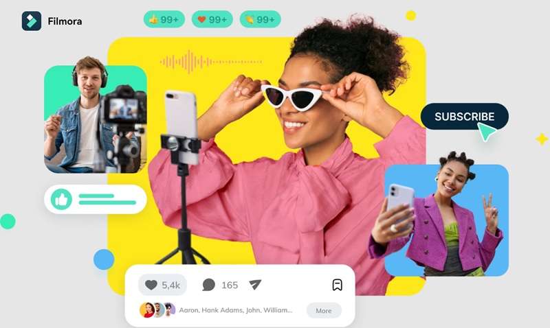 making outfit collage video with filmora