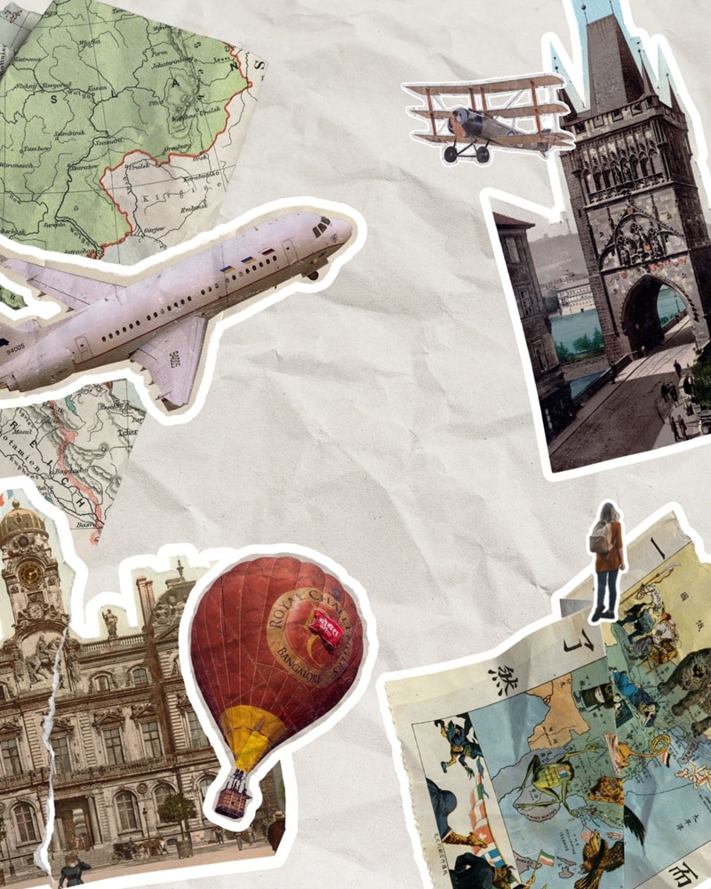 make a scrapbook edit with outline