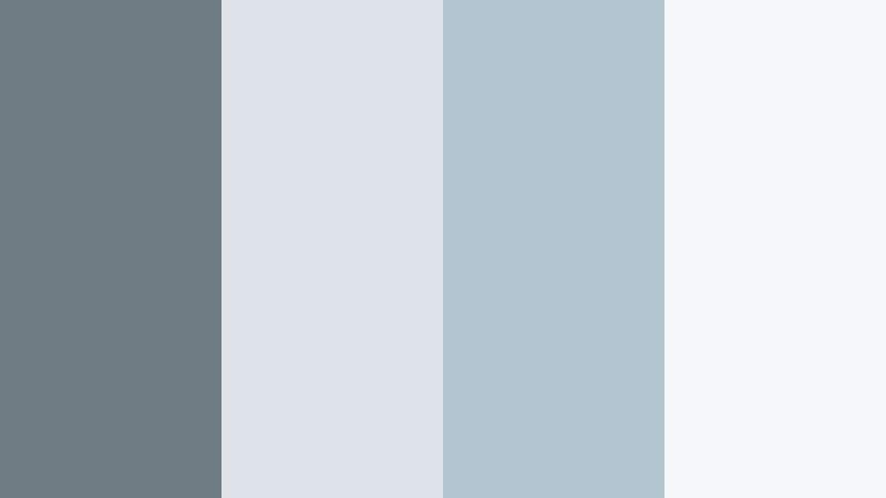 overcast marina cool ocean gray color palette with hex codes