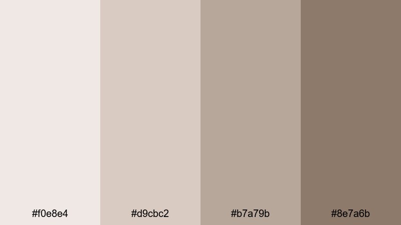 overcast studio tone skin color palette with hex codes