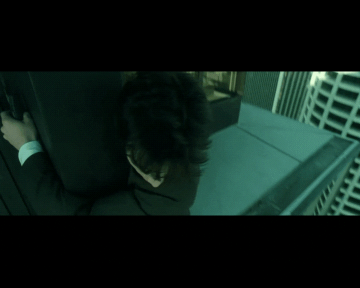 overhead shot example from the matrix