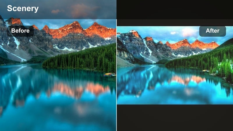 Cliffside coast with teal sea and cool color grading