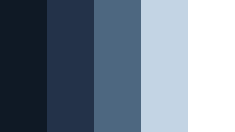 paper boat drift slate navy color palette with hex codes