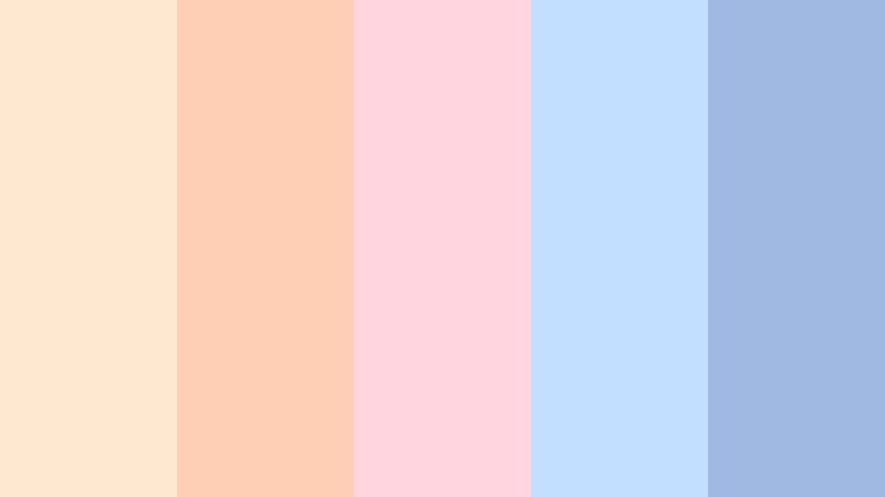 pastel apricot skies soft apricot color palette with hex codes