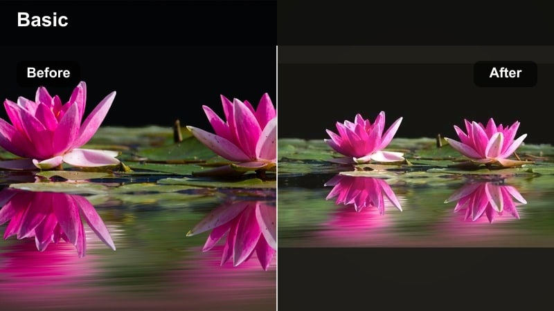 Pastel coffee run filter on an outdoor cafe vlog clip