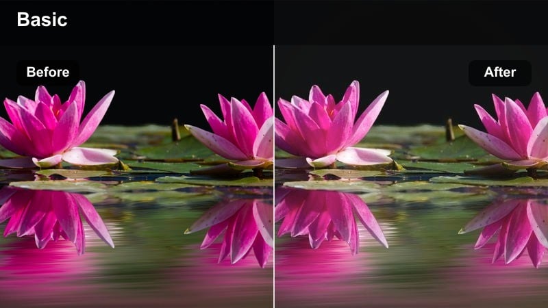 Soft pastel-toned pedestrian crosswalk in a city with muted asphalt and gentle colors.