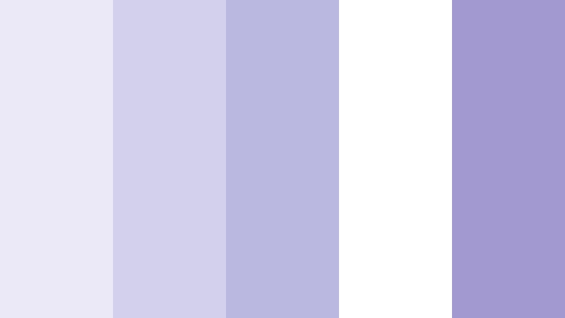 pastel lavender studio glow cool lavender gray color palette with hex codes