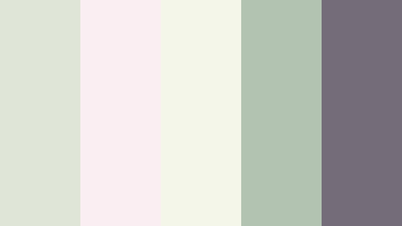 pastel morning ritual desert sage color palette with hex codes