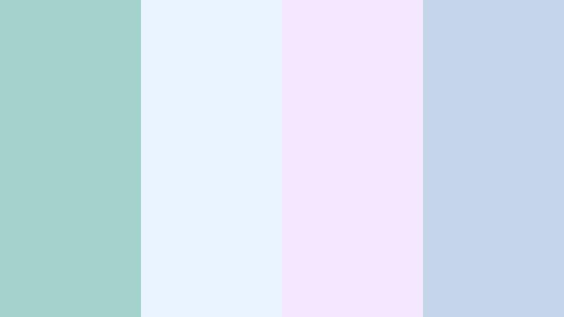 pastel rainy window cloudy aqua color palette with hex codes