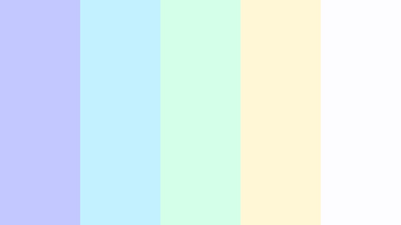 pastel tech aesthetic soft periwinkle color palette with hex codes